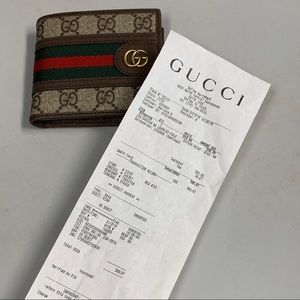 Authentic Gucci Wallet GG Ophidia Used Gently